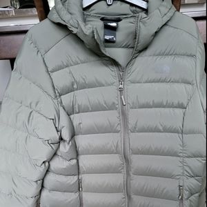 North Face Stretch Down Parka...Olive Green